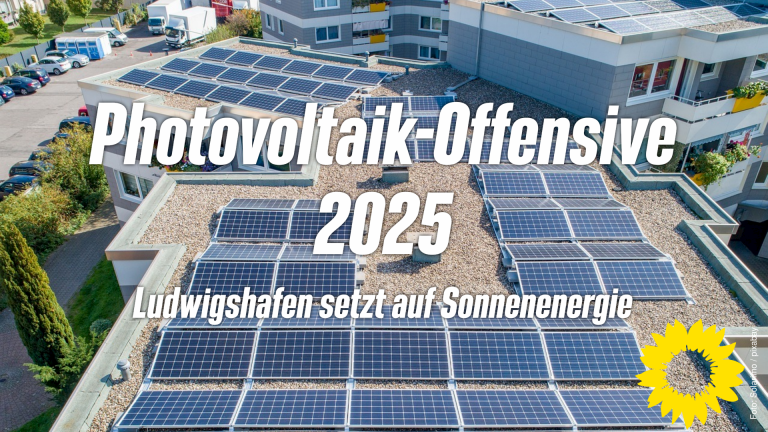 Grüner Antrag zur Photovoltaik-Offensive 2025 im Stadtrat Ludwigshafen angenommen!